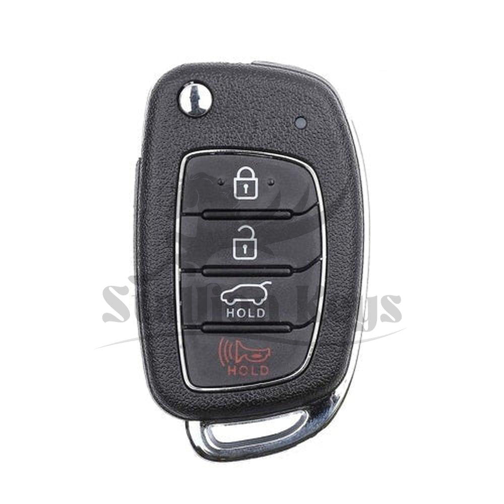 2015-2019 Hyundai Santa Fe / 4-Button Flip Key / PN: 95430-2W110 / TQ8-RKE-4F31 / HY18R / AFTERMARKET 2015-2019 Hyundai Santa Fe / 4-Button Flip Key / PN: 95430-2W110 / TQ8-RKE-4F31 / HY18R / AFTERMARKET